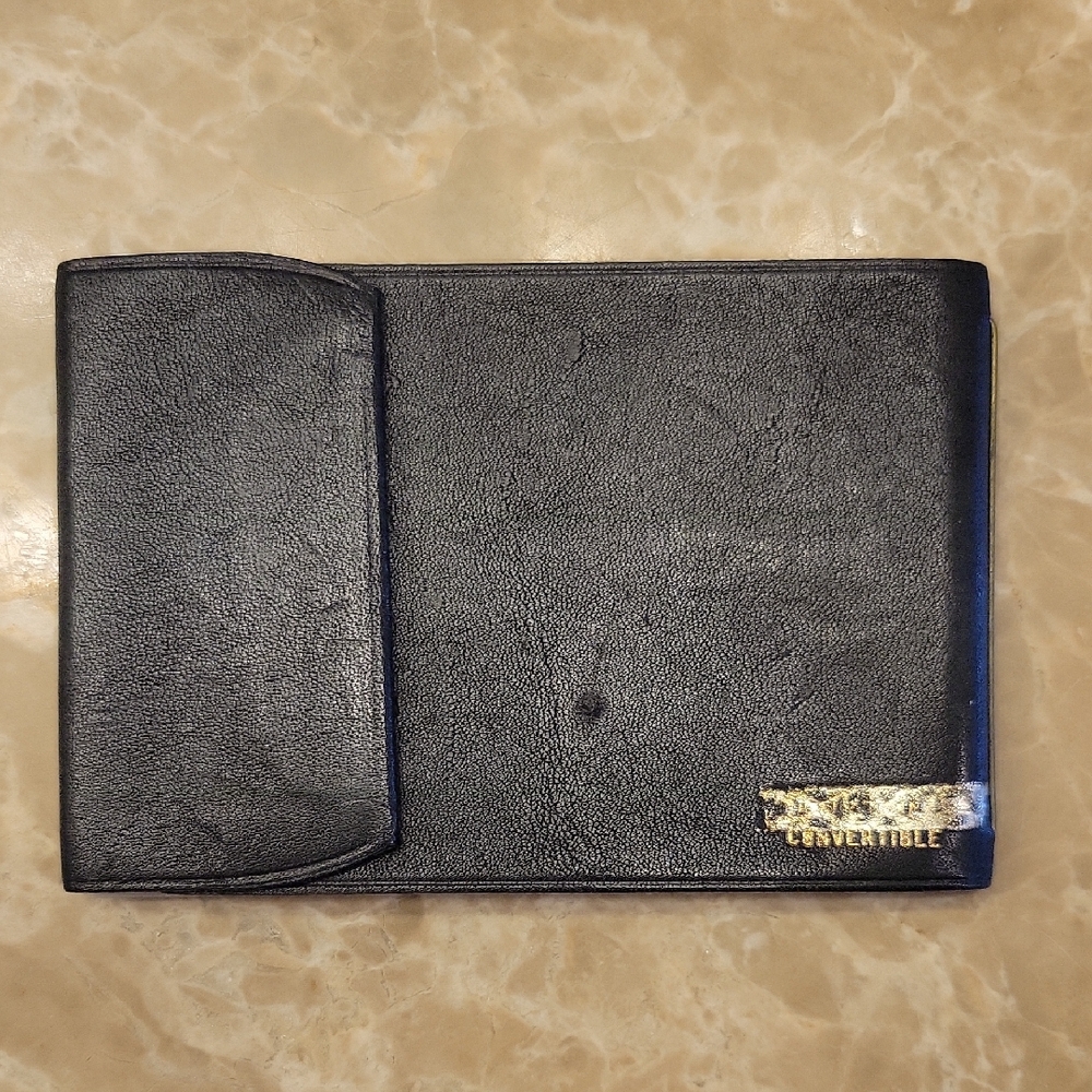 Black Leather I D. Wallet